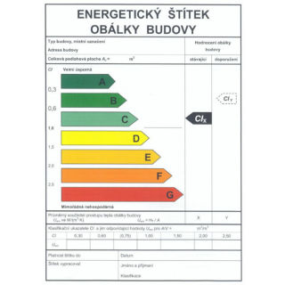 energetický průkaz k pronájmu bytu