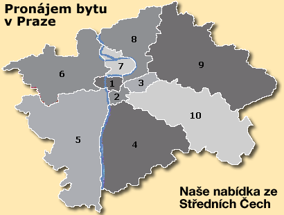 map of Prague